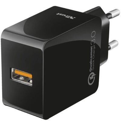 Trust Ultraszybka ładowarka z QC3.0 i technologią auto-detect (21818)