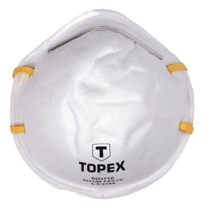 Topex Półmaska przeciwpyłowa jednorazowa, 5 szt. 82S133
