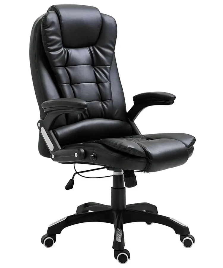 Elior Fotel Obrotowy Czarny Regulowany Z Podłokietnikami S6-W92