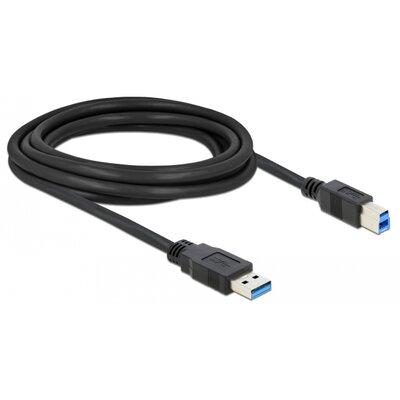 Delock Kabel USB 3.0 3m AM-BM czarny 85069