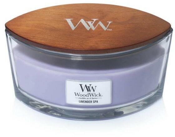 Lavender Spa świeca elipsa WoodWick