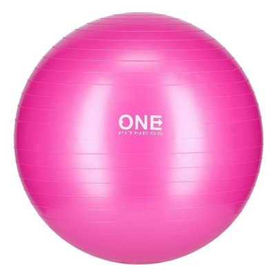 ONE FITNESS GYM BALL 10 55CM PINK PIŁKA GIMNASTYCZNA ONE FITNESS