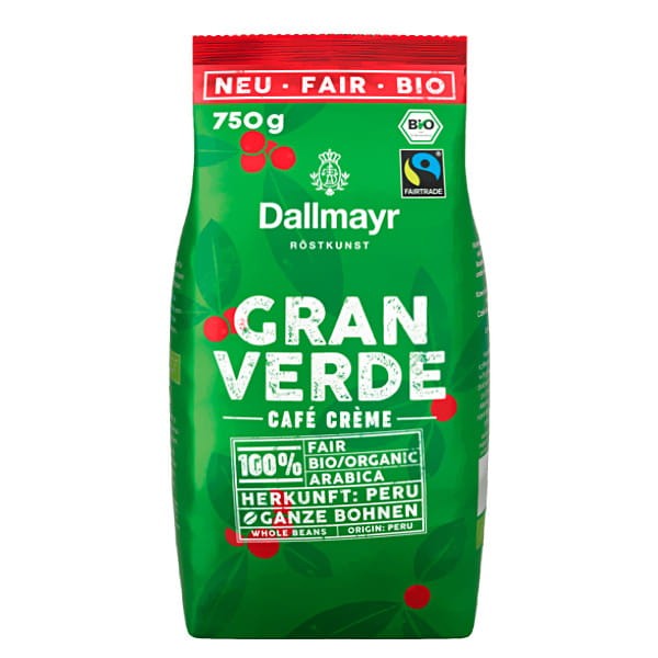 Dallmayr Gran Verde Bio 750g kawa ziarnista DALL.GRANVE.750G.ZIA
