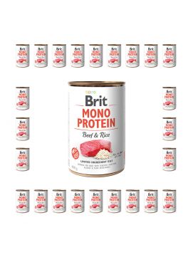 Brit mono protein beef & rice 400g