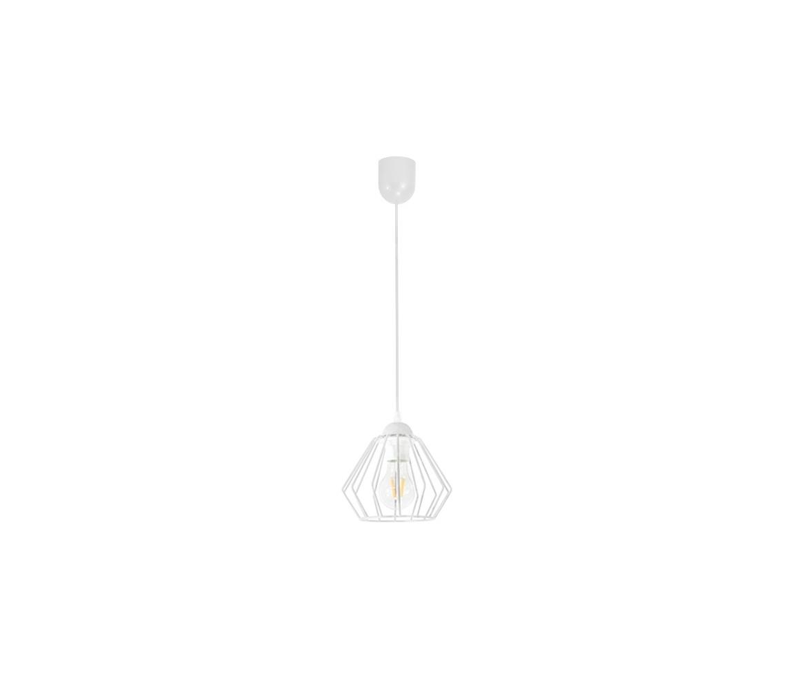 Żyrandol na lince CEED 1xE27/60W/230V biały