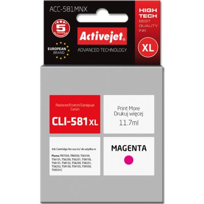 ActiveJet tusz do Canon CLI-581M XL new ACC-581MNX ACC-581MNX
