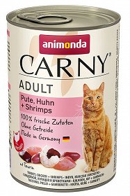 Animonda Cat Carny Adult indyk i krewetki 400g