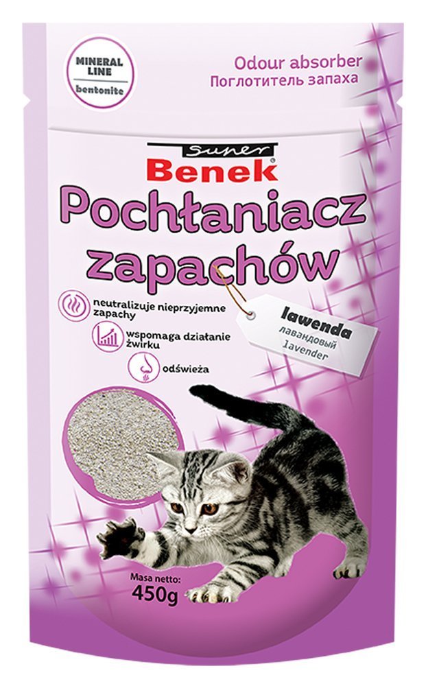 Certech Super Benek Pochłaniacz Zapachów Lawendowy 450g