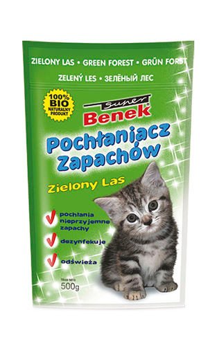 Certech Super Benek Pochłaniacz Zapachów Zielony Las 450g