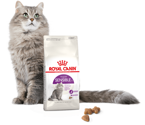 Royal Canin Sensible 10kg PROMOCYJNE OPAKOWANIE 4+1 karma sucha dla kotów dorosłych o wrażliwym przewodzie pokarmowym 228640