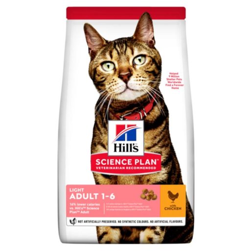 HILL'S SP Science Plan Feline Adult Light Kurczak 10kg