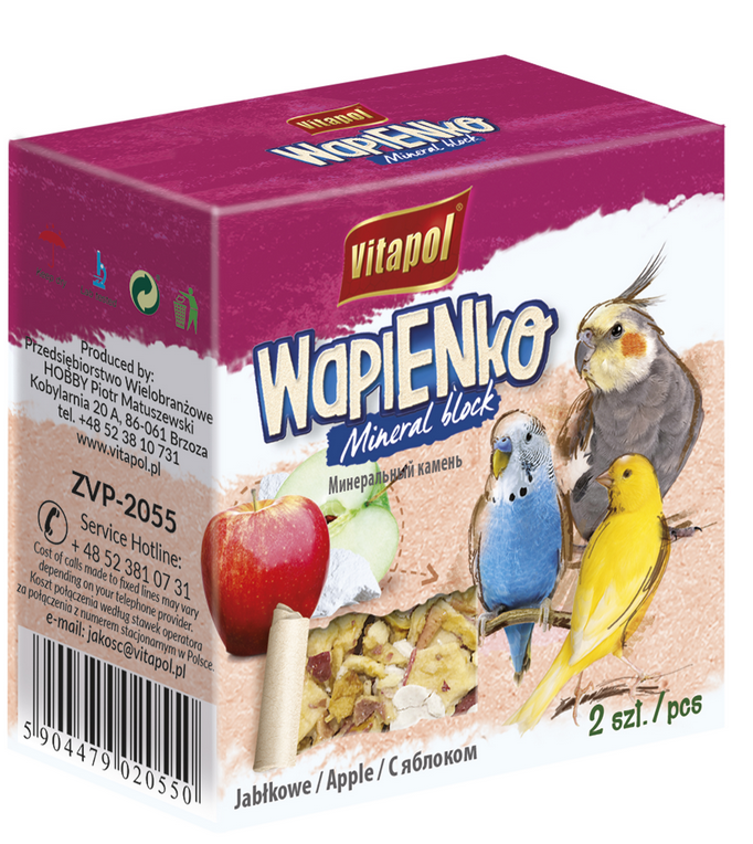 Vitapol Wapno dla ptaków jabłkowa 35g ZVP-2055
