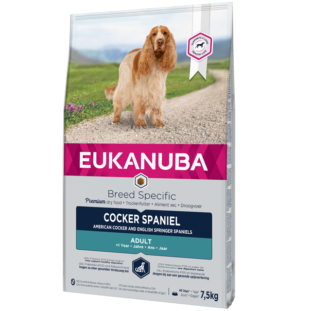 Eukanuba Breed Specific Adult Cocker Spaniel 7,5 kg