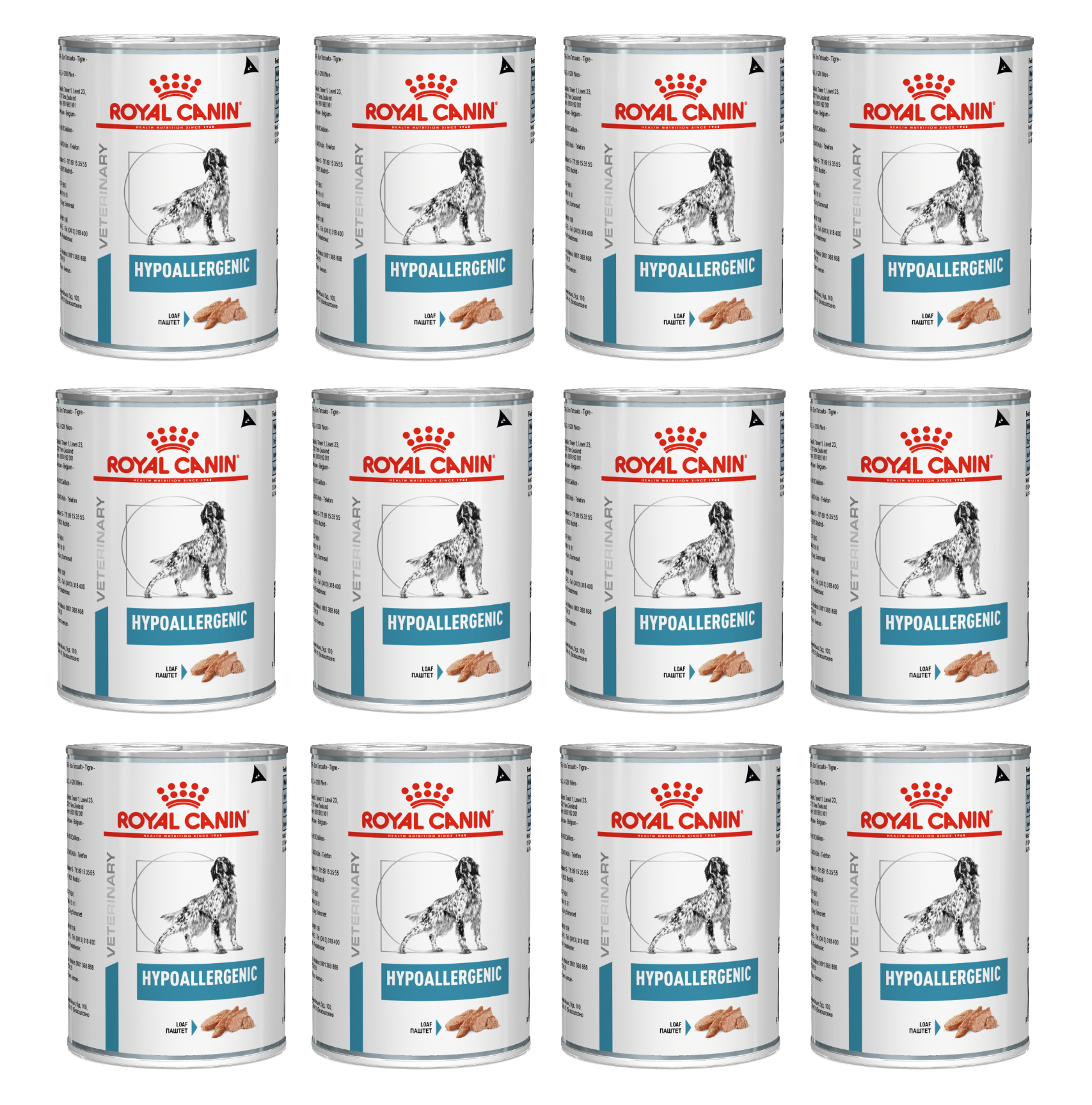 Royal Canin weterynaria Hypoallergenic DR21 12 x 400g puszka