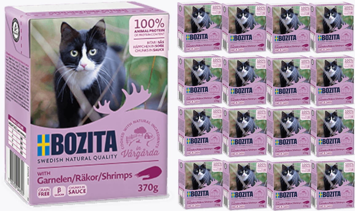 Bozita Cat Krewetki W Sosie 16 x 370g