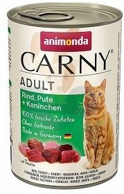 Animonda Cat Carny Dorosłe indyk i królik 12 x 400g