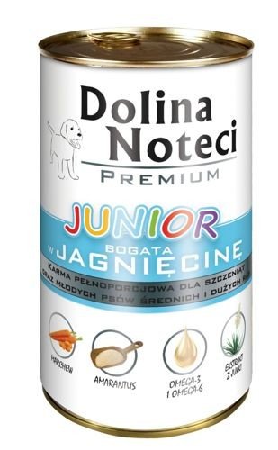 Dolina Noteci PREMIUM Szczenięta bogata w jagnięcinę 500g