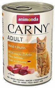 Animonda Cat Carny Adult smak: wołowina i kurczak 12 x 400g