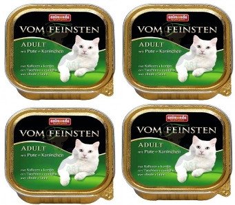 Animonda Vom Feinsten Adult Cat smak: z indykiem i królikiem 6 x 100g