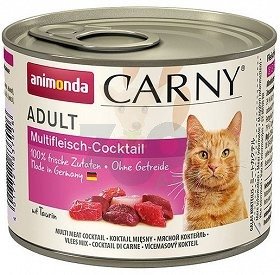 Animonda Cat Carny Adult smak: multi koktajl mięsny 6 x 200g