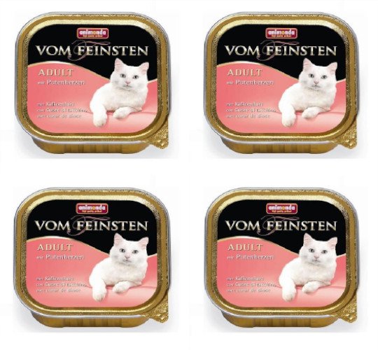 Animonda Vom Feinsten Adult Cat smak: z sercami indyka 6 x 100g