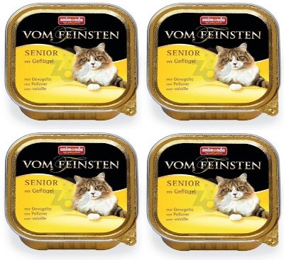 Animonda Vom Feinsten Senior Cat smak: z drobiem 6 x 100g