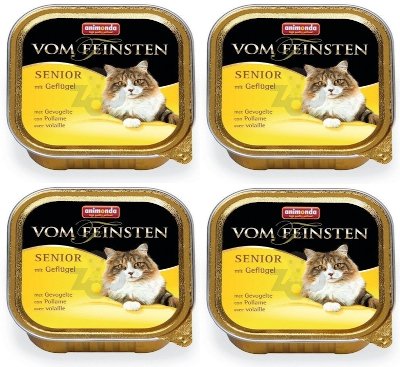Animonda Vom Feinsten Senior Cat smak: z drobiem 30 x 100g