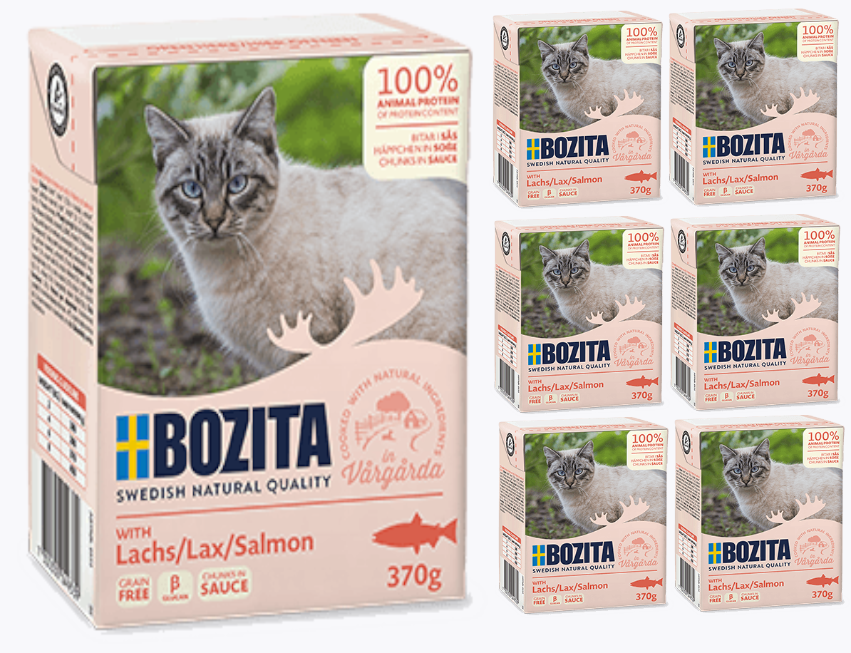 Bozita Cat Łosoś W Sosie 6 x 370g