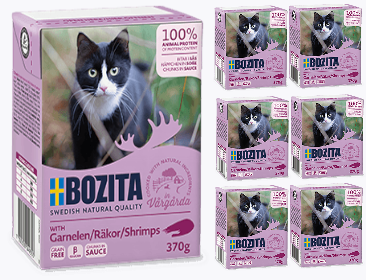 Bozita Cat Krewetki W Sosie 6 x 370g