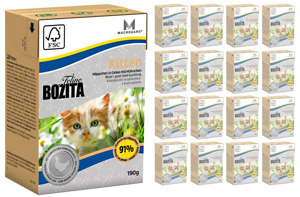 Bozita Feline Kitten 16 x 190g