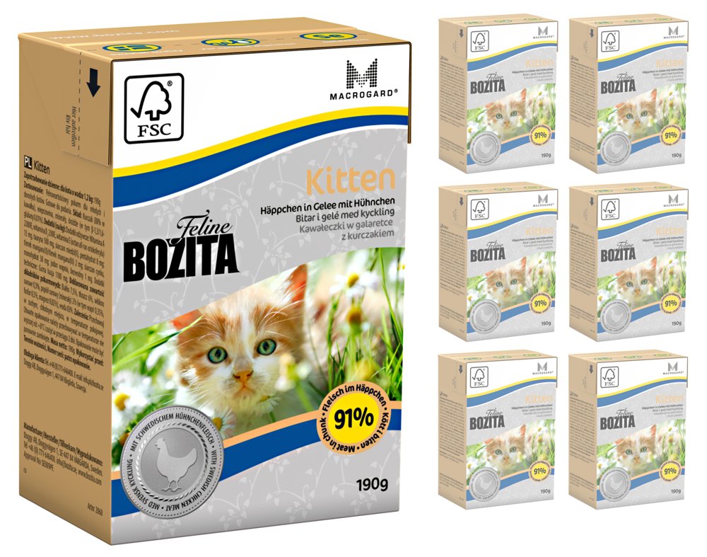 Bozita Feline Kitten 6 x 190g