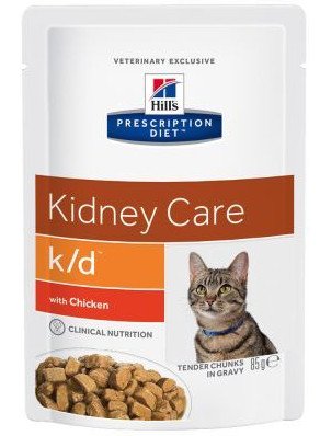 HILL'S PD Prescription Diet Feline k/d - saszetka 6 x 85g
