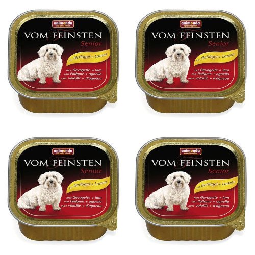 Animonda Dog Vom Feinsten Senior smak: drób z jagnięciną 24 x 150g