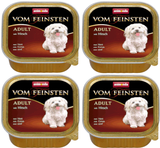 Animonda Dog Vom Feinsten Adult smak: jeleń 6 x 150g