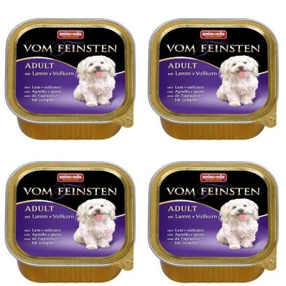 Animonda Dog Vom Feinsten Adult smak: jagnięcina z pełnymi ziarnami 24 x 150g