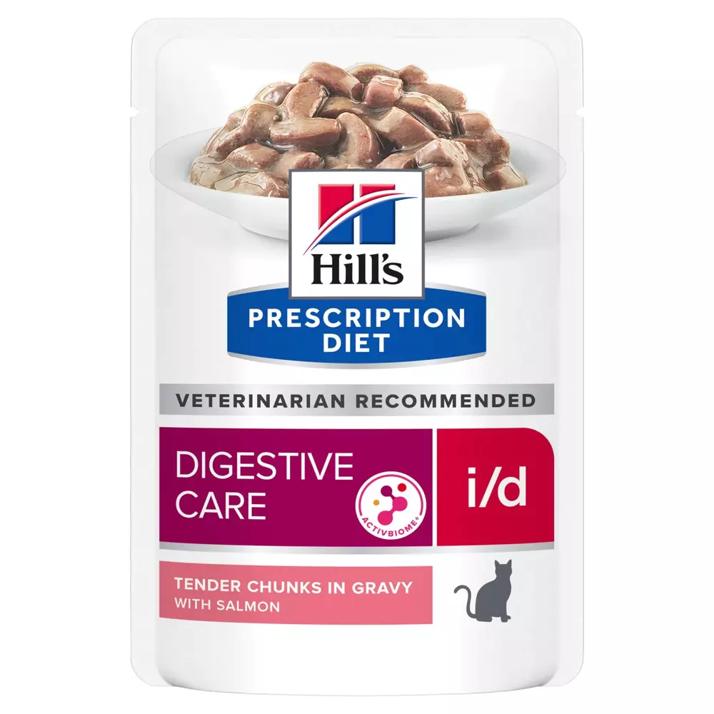 Hills PD Prescription Diet Feline i/d z łososiem 6 x 85g - saszetka