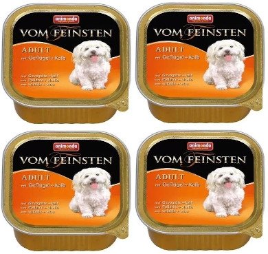 Animonda Dog Vom Feinsten Adult smak: drób i cielęcina 6 x 150g