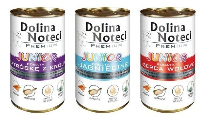 Dolina Noteci PREMIUM Junior MIX Smaków 18 x 400g