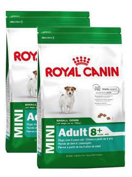 ROYAL CANIN Royal Canin Mini Adult +8 2x8kg