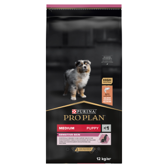 Purina Pro Plan Optiderma Puppy Medium Sensitive Skin 12 kg