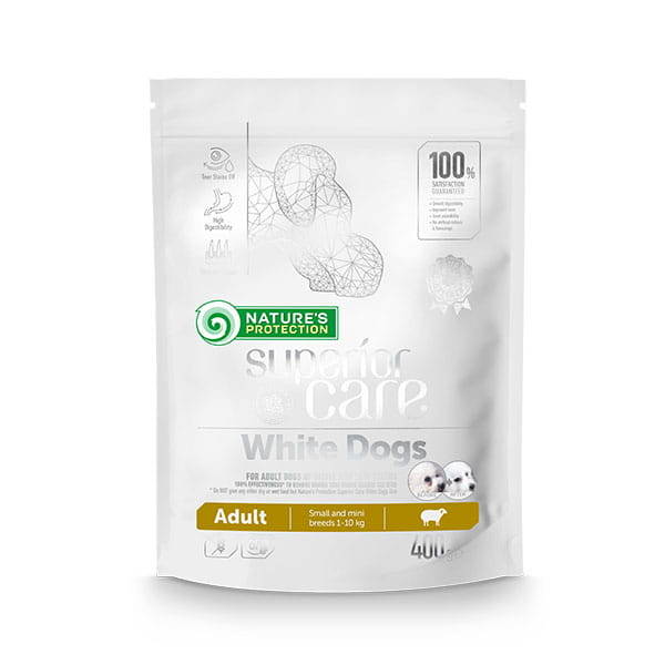 Natures Protection Protection Superior Care White Dogs Dorosłe 400g