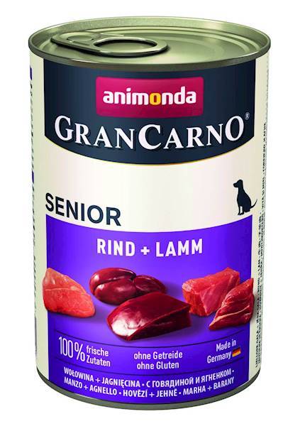 Animonda Grancarno Starsze smak: Wołowina i jagnięcina 400g