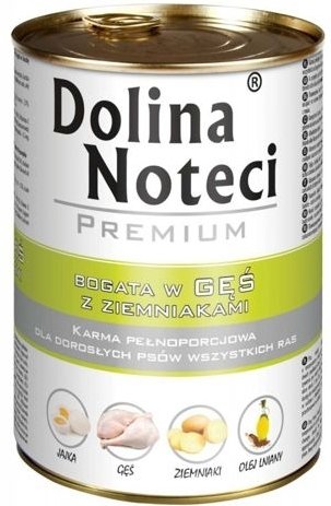 Dolina Noteci Premium Gęś z ziemniakami 400g