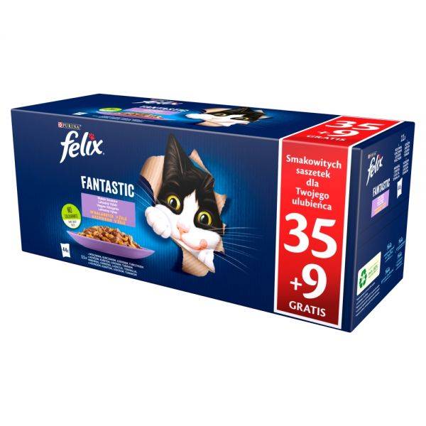 Felix w galaretce MIX MIĘSNY saszetka 44x85g