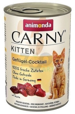 Animonda Cat Carny Kitten smak koktajl drobiowy 6x400g 12650-uniw