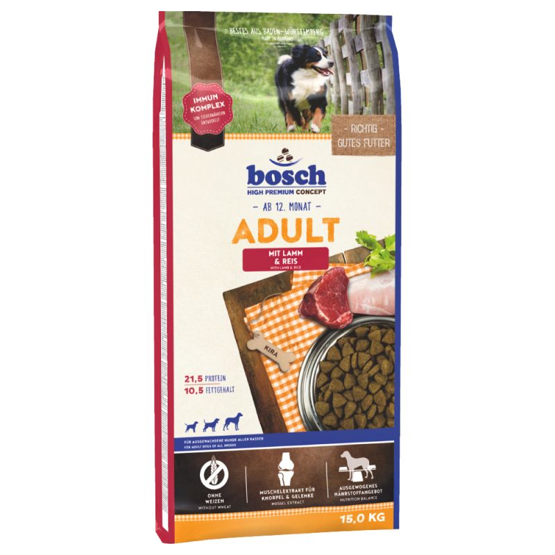 Bosch Petfood Adult Lamb&Rice 15 kg