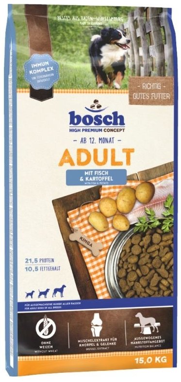 Bosch Petfood Adult Fish&Potato 15 kg