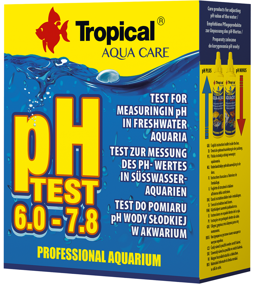 Tropical pH Test do wody 6.0-7.8 do wody słodkiej 80102