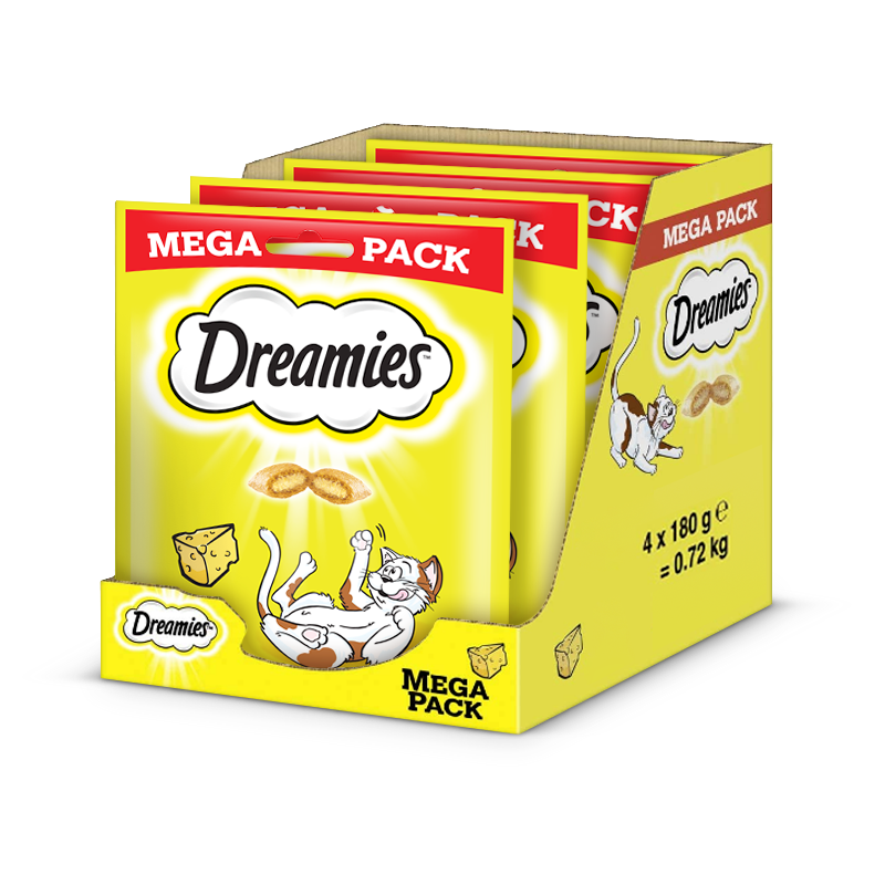 Dreamies z pysznym serem Mega Pack 4x180g 16239-uniw