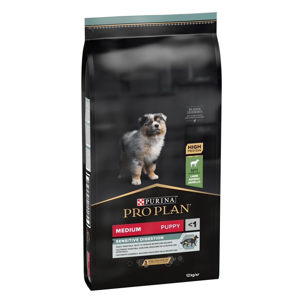 Purina Pro Plan Optidigest Sensitive Digestion Puppy Medium Lamb 12 kg